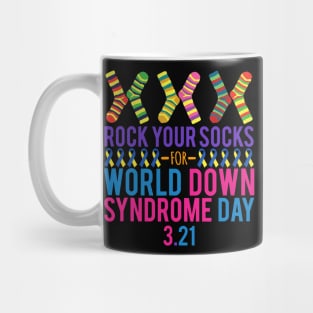 Rock Your Socks for World Down Syndrome Day Shirt Mug